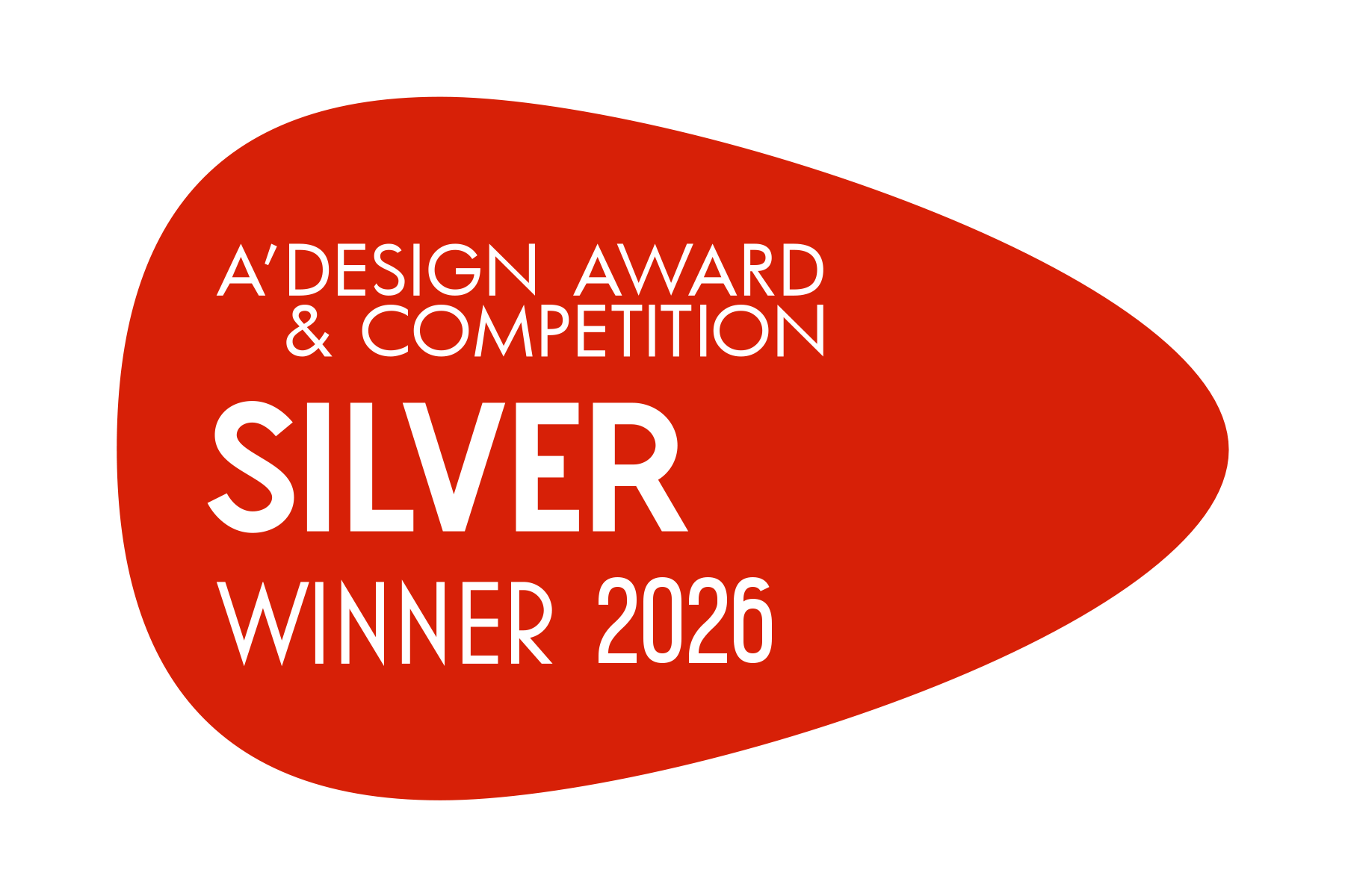 Selo Silver A' Design Award Winner 2026